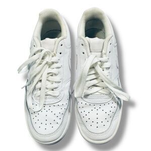 Nike Court Vision Women’s Lifestyle Shoes Size 8 White Sneakers Casual Comfort